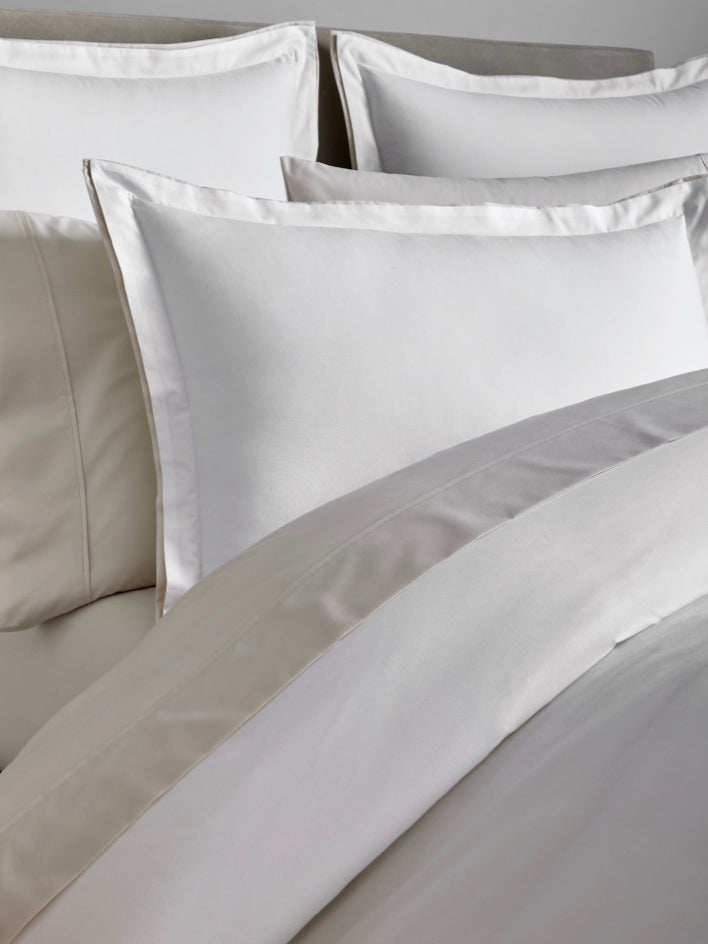 Willow Duvet Cover Set - Turkish Silver/Signature White / Queen